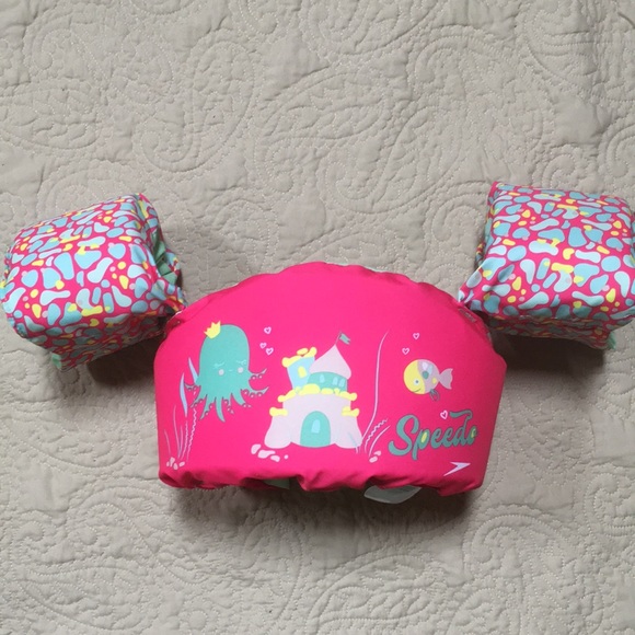 Speedo Splash Jammer Life Jacket Swim Vest Floatie Child 30-50lbs - Picture 2 of 14